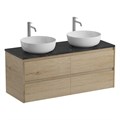 Тумба с четырьмя ящиками и столешницей подвесная BelBagno СТРУКТУРА (KRAFT) 120 Rovere Nebrasca Nature KRAFT-1200-4C-SO-2-RNN;KEP-120-2-MNO