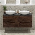 Тумба с четырьмя ящиками и столешницей подвесная BelBagno ЭТНА (ETNA) 120 Rovere Moro ETNA-1200-4C-SO-2-RW;KEP-120-2-MNO