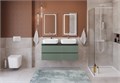 Тумба с четырьмя ящиками и столешницей подвесная BelBagno СТРУКТУРА (KRAFT) 120 Еловый Матовый, столешница KEP-120-2-MNO KRAFT-1200-4C-SO-VO;KEP-120-2-MNO