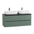 Тумба с четырьмя ящиками и столешницей подвесная BelBagno СТРУКТУРА (KRAFT) 120 Еловый Матовый, столешница KEP-120-2-MNO KRAFT-1200-4C-SO-VO;KEP-120-2-MNO