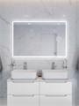 Тумба с четырьмя ящиками и столешницей подвесная BelBagno ЭТНА (ETNA) 120 Белый Матовый, столешница EK-120-2-BL ETNA-1200-4C-SO-2-BO;EK-120-2-BL