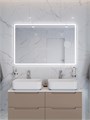 Тумба с четырьмя ящиками и столешницей подвесная BelBagno ЭТНА (ETNA) 120 Бежевый Матовый, столешница EK-120-2-BO ETNA-1200-4C-SO-2-CO;EK-120-2-BO