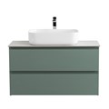 Тумба со столешницей подвесная BelBagno СТРУКТУРА (KRAFT) 80 Еловый Матовый, столешница KEP-80-BO KRAFT-800-2C-SO-VO;KEP-80-BO