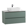 Тумба со столешницей подвесная BelBagno СТРУКТУРА (KRAFT) 80 Еловый Матовый, столешница KEP-80-BO KRAFT-800-2C-SO-VO;KEP-80-BO