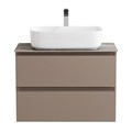 Тумба со столешницей подвесная BelBagno СТРУКТУРА (KRAFT) 60 Бежевый матовый, столешница KEP-60-GRN KRAFT-600-2C-SO-СO;KEP-60-GRN