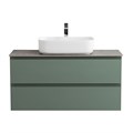 Тумба со столешницей подвесная BelBagno СТРУКТУРА (KRAFT) 100 Еловый Матовый, столешница KEP-100-GRN KRAFT-1000-2C-SO-VO;KEP-100-GRN