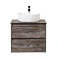 Тумба со столешницей и накладной раковиной подвесная BelBagno СТРУКТУРА (KRAFT) 60 Pino Pasadena KRAFT-600-2C-SO-PP;KEP-60-BO