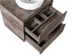 Тумба со столешницей и накладной раковиной подвесная BelBagno СТРУКТУРА (KRAFT) 60 Pino Pasadena KRAFT-600-2C-SO-PP;KEP-60-BO