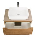 Тумба со столешницей и накладной раковиной подвесная BelBagno ЭТНА (ETNA-H60) 70 Rovere Nature ETNA-H60-700-2C-SO-RN-P;KEP-70-BO