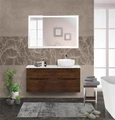 Тумба со столешницей подвесная BelBagno ЭТНА (ETNA-H60) 120 Rovere Moro ETNA-H60-600-2C-SO-RW-P;EK-120-AS-BL-R