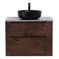 Тумба со столешницей подвесная BelBagno ЭТНА (ETNA-H60) 100 Rovere Moro ETNA-H60-1000-2C-SO-RW-P;KEP-100-MCO