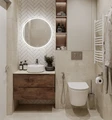 Тумба со столешницей подвесная BelBagno ЭТНА (ETNA) 90 Rovere Moro ETNA-900-2C-SO-RW-P;KEP-90-MCO