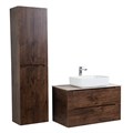 Тумба со столешницей подвесная BelBagno ЭТНА (ETNA) 90 Rovere Moro ETNA-900-2C-SO-RW-P;KEP-90-MCO