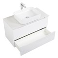 Тумба со столешницей подвесная BelBagno ЭТНА (ETNA) 90 Bianco Lucido ETNA-900-2C-SO-BL-P;KEP-90-MCO