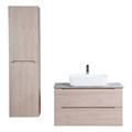 Тумба со столешницей подвесная BelBagno ЭТНА (ETNA) 80 Rovere Grigio ETNA-800-2C-SO-RG-P;KEP-80-MCO