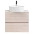 Тумба со столешницей подвесная BelBagno ЭТНА (ETNA) 70 Rovere Grigio ETNA-700-2C-SO-RG-P;KEP-70-BO