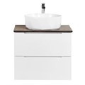Тумба со столешницей подвесная BelBagno ЭТНА (ETNA) 60 Bianco Lucido ETNA-600-2C-SO-BL-P;KEP-60-BO
