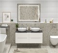Тумба с четырьмя ящиками и столешницей подвесная BelBagno ЭТНА (ETNA) 120 Bianco Lucido ETNA-1200-4C-SO-2-BL;KEP-120-2-MNO