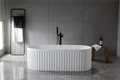Ванна из искусственного камня высокой прочности (solid surface) 1700x750x550, BELBAGNO BB-BOHEME-170-75-55-SSB BB-BOHEME-170-75-55-SSB