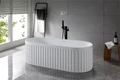 Ванна из искусственного камня высокой прочности (solid surface) 1700x750x550, BELBAGNO BB-BOHEME-170-75-55-SSB BB-BOHEME-170-75-55-SSB