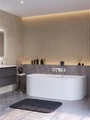 Ванна из искусственного камня высокой прочности (solid surface) 1700x800x550, CEZARES CZR-METAURO-WALL-170-80-55-SSB CZR-METAURO-WALL-170-80-55-SSB