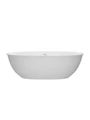 Ванна из искусственного камня Solid Surface 1700x760x540, BELBAGNO BB-MARINO-170-76-54-SSB BB-MARINO-170-76-54-SSB