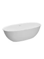 Ванна из искусственного камня Solid Surface 1700x760x540, BELBAGNO BB-MARINO-170-76-54-SSB BB-MARINO-170-76-54-SSB