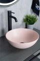 Накладная розовая матовая раковина для ванной Gid 9081pkm 53403, 62309Y