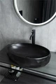 Накладная черная матовая раковина для ванной Gid Bm9030wx 53385, 76602K, 75503S