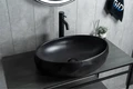 Накладная черная матовая раковина для ванной Gid Bm9030wx 53385, 76602K, 75503S