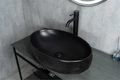 Накладная черная матовая раковина для ванной Gid Bm9030wx 53385, 76602K, 75503S