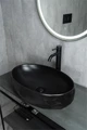 Накладная черная матовая раковина для ванной Gid Bm9030wx 53385, 76602K, 75503S