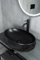 Накладная черная матовая раковина для ванной Gid Bm9030wx 53385, 76602K, 75503S