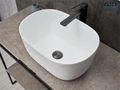 Накладная белая матовая раковина для ванной Gid N9302wg 51220, 53377