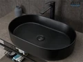 Накладная черная матовая раковина для ванной Gid Bm1479 53354, 51203, 76602K, 75503S