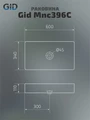 Накладная раковина для ванной под камень Gid Mnc396C 54476, 54475, 52225, 53344, 53346, 51189, 51140