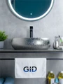 Накладная серебряная раковина для ванной Gid 9030s 52235, 51187, 52232, 52234, 53372, 51115