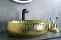 Накладная золотая раковина для ванной Gid 9030g 52234, 51187, 52232, 52235, 53372, 51115