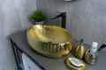 Накладная золотая раковина для ванной Gid 9030g 52234, 51187, 52232, 52235, 53372, 51115