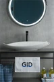 Накладная белая раковина для ванной Gid N9178 51171, 75502S, 73302K, 74402K, 71101K