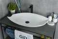 Накладная белая раковина для ванной Gid N9178 51171, 75502S, 73302K, 74402K, 71101K