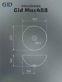 Накладная раковина для ванной под камень Gid Mnc488 54436, 54434, 54435, 54437
