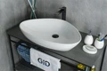 Накладная белая раковина для ванной Gid N9062 51117, 54427, 75502S, 73302K, 74402K, 71101K