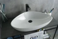 Накладная белая раковина для ванной Gid N9062 51117, 54427, 75502S, 73302K, 74402K, 71101K