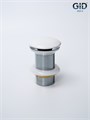 Белый матовый керамический донный клапан Gid Whm100 74403K