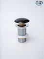 Черный керамический донный клапан без перелива Gid BL100 72201K
