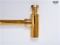 Сифон золотой для раковины Gid G-64GD 75506S