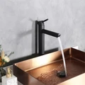 Смеситель высокий для раковины Gid Berlin SS080-BM-D, однорычажный, черный матовый SS080BMD