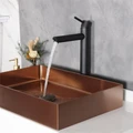 Смеситель высокий для раковины Gid Berlin SS080-BM-D, однорычажный, черный матовый SS080BMD
