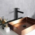 Смеситель высокий для раковины Gid Berlin SS080-BM-D, однорычажный, черный матовый SS080BMD